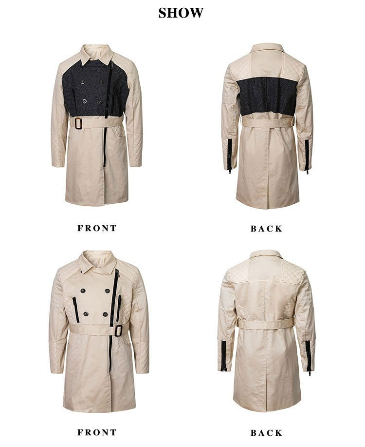 Filles Beige Trench Coat printemps léger coupe vent veste double poitrine 3-12