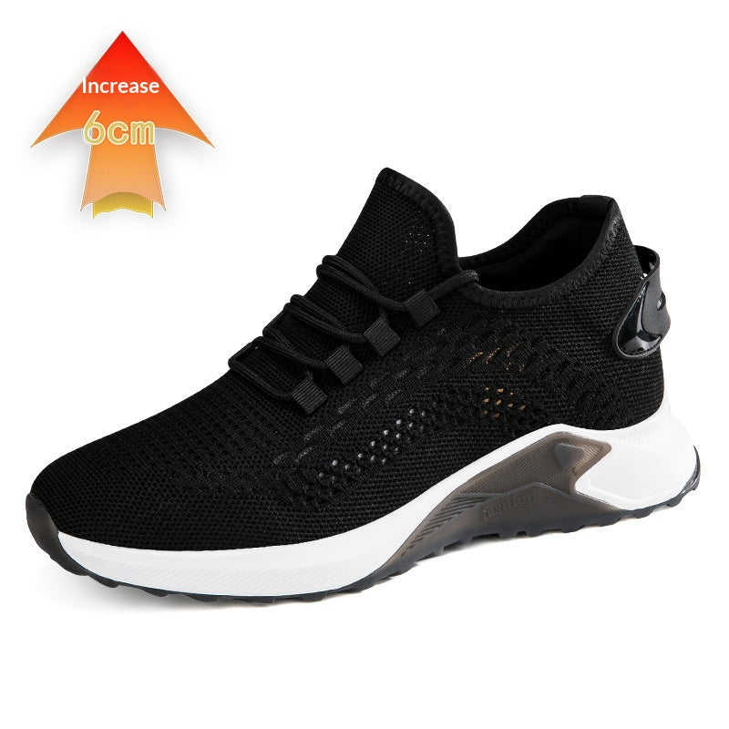 Hommes Invisible augmentation de la hauteur Casual Sports Mesh Chaussures