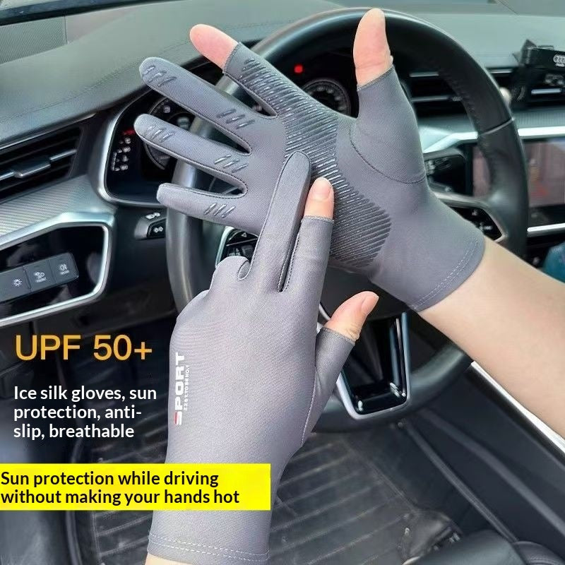 Gants respirants anti-soleil à séchage rapide pour la condition physique