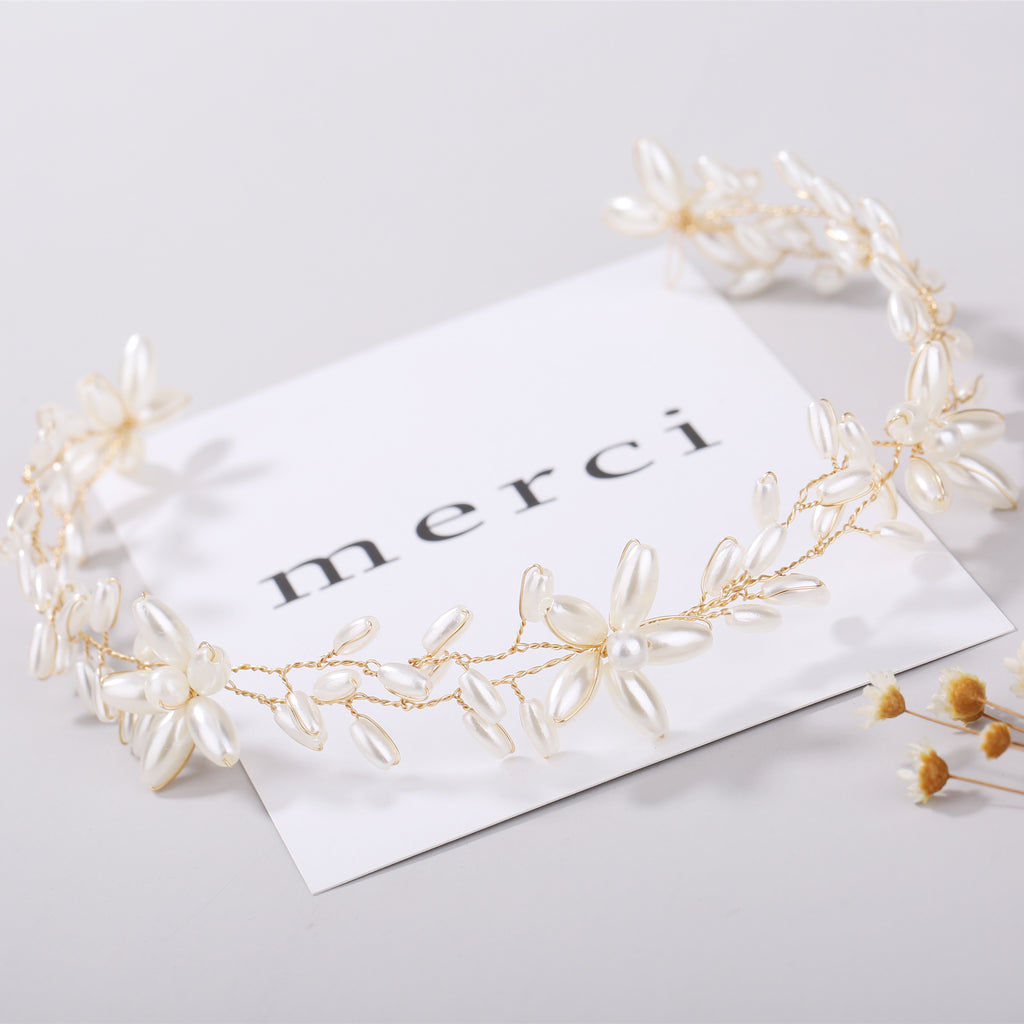 Vêtements de coiffure en perles twisted
