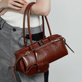 Cuir véritable Niche Retro sac femme de style moto