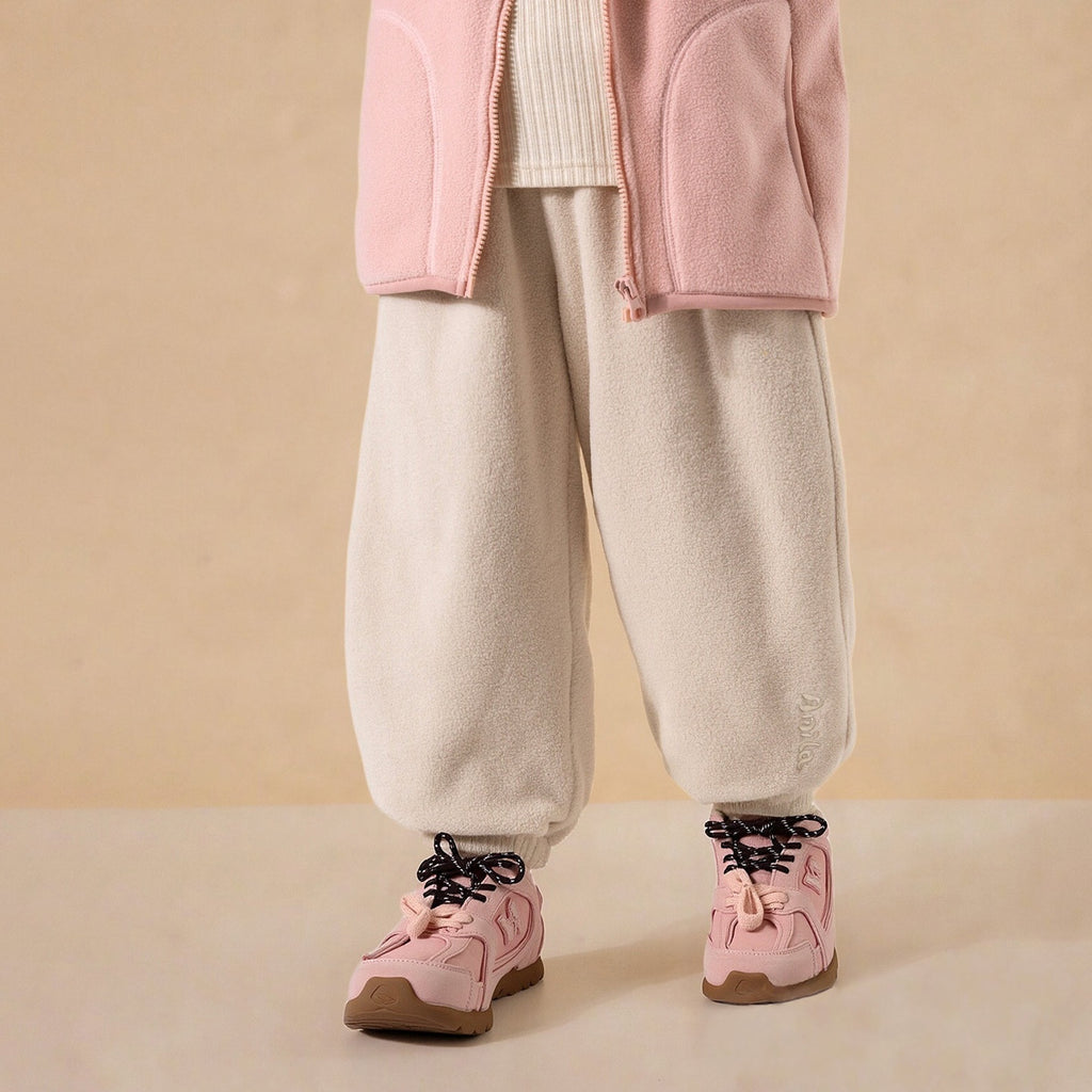 Pantalon élastique chaud de taille Hiver Casual Bas