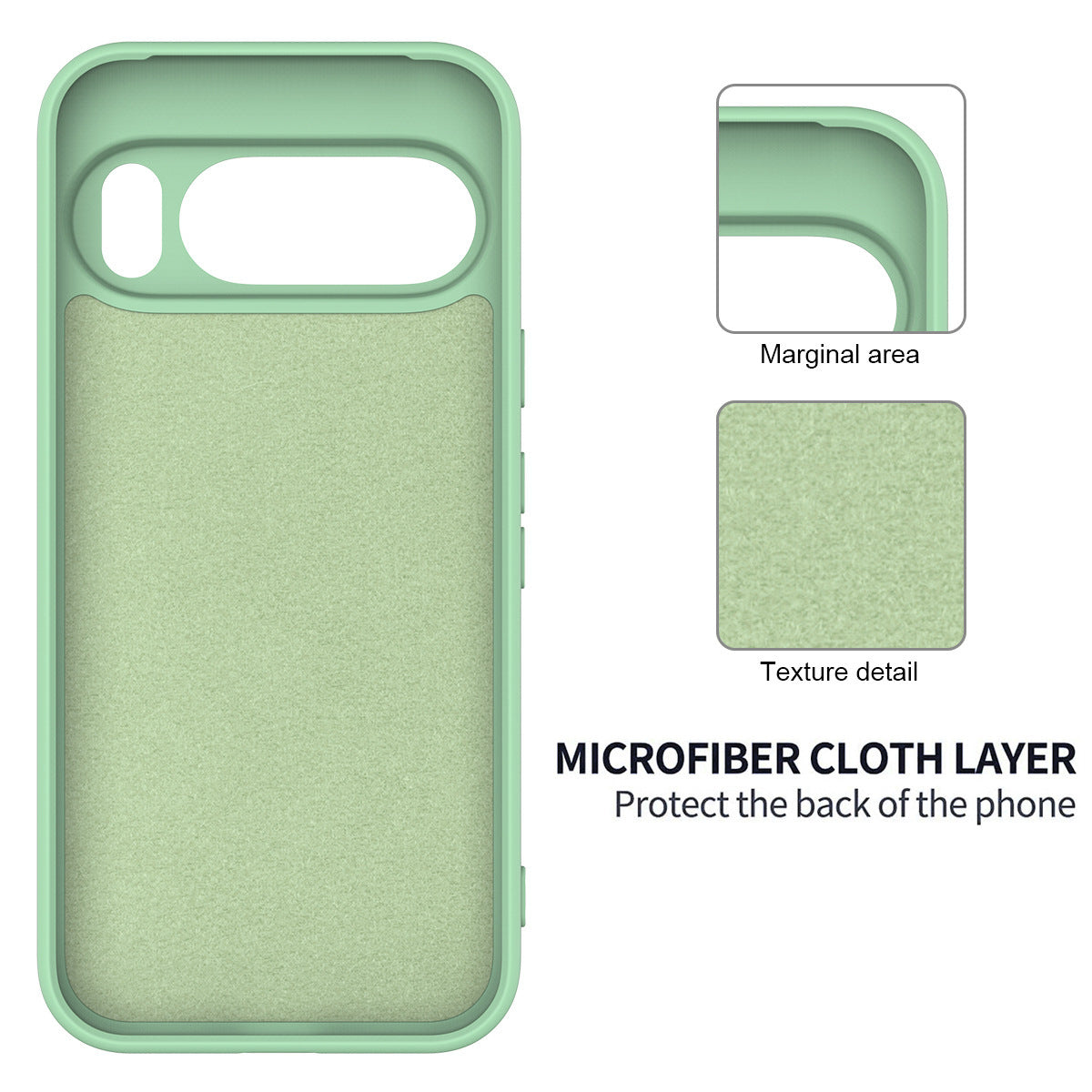 Boîtier de protection anti-goutte en silicone liquide Pixel applicable
