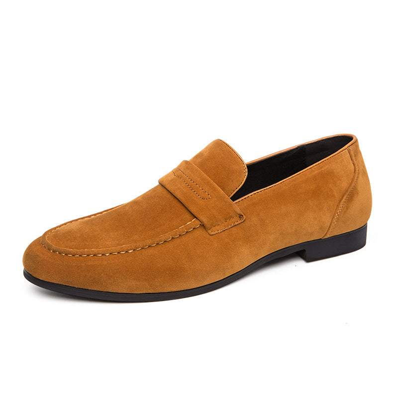Hommes Minimaliste Suede Slip-on Chaussures tendance