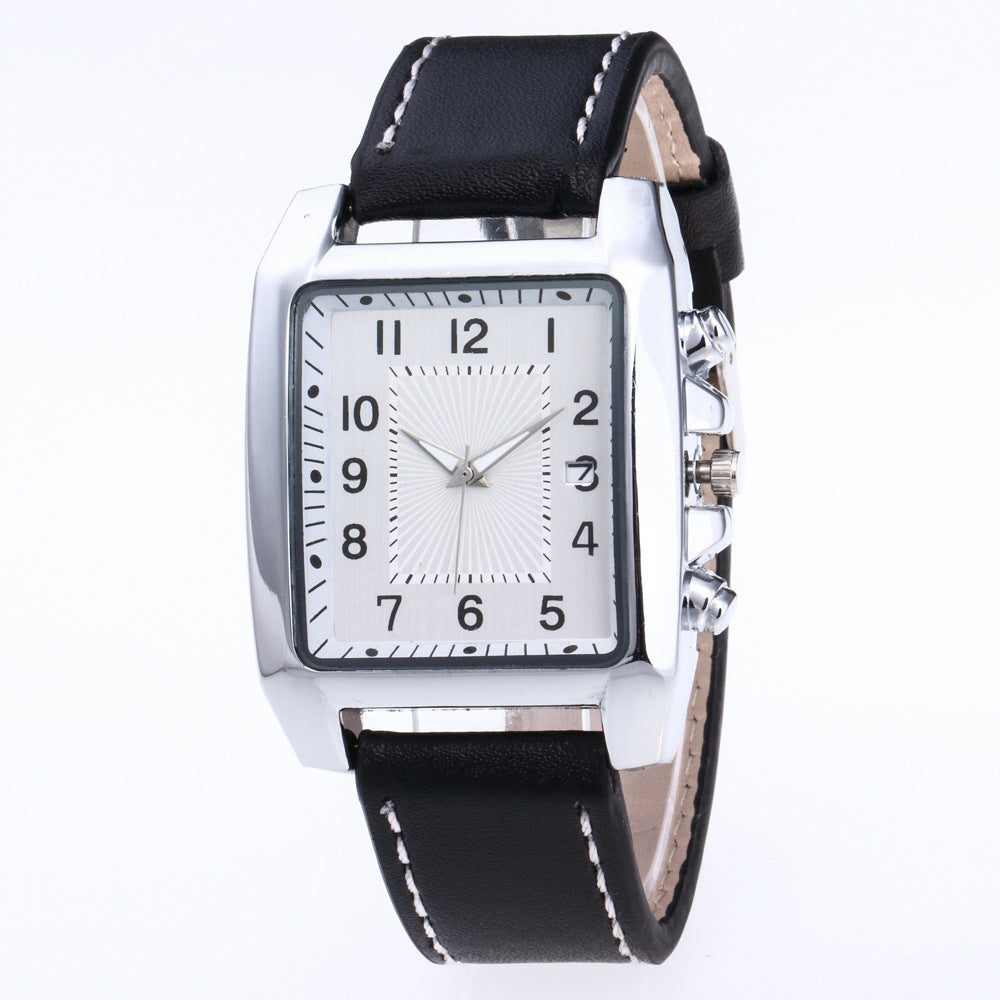 Montre homme de mode carrée