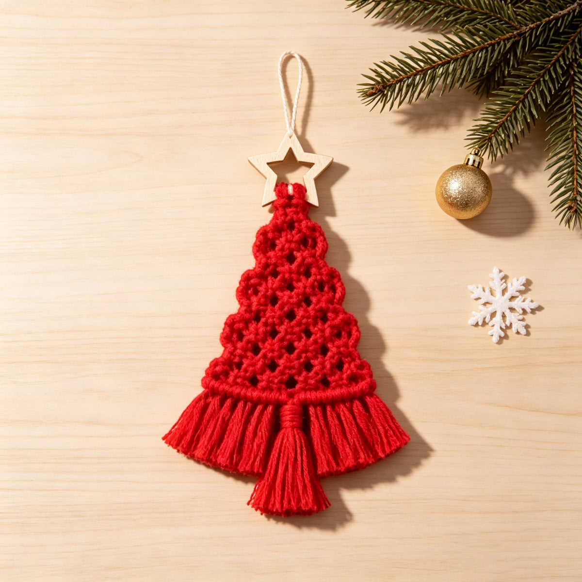 Ornements d'arbre de Noël de style bohème pour les fêtes