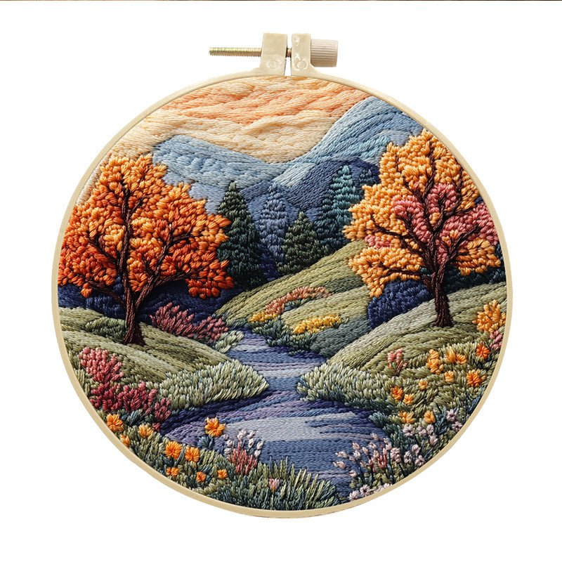 Broderie Diy Cloth Art Matériau Kit