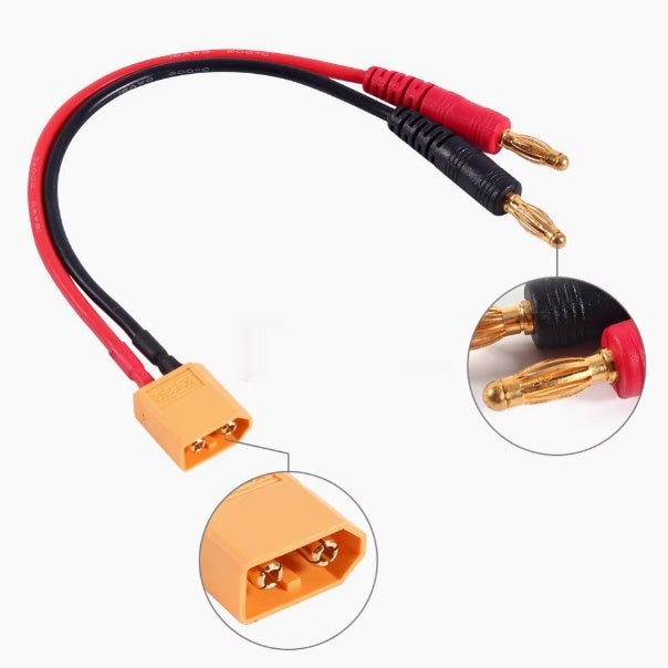 XT60 Corde de connexion Icharger308duo Chargeur EC5 Câble de charge Xt90T Plug TRX