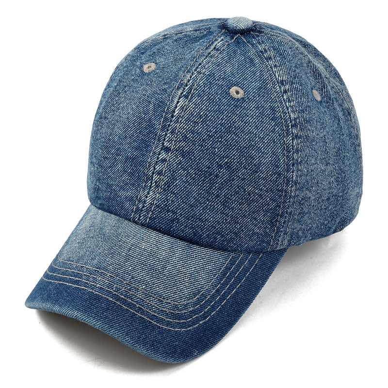 L'été hommes et les femmes identique toile de denim casual casual de baseball Cap pour Outdoor Retro Adju