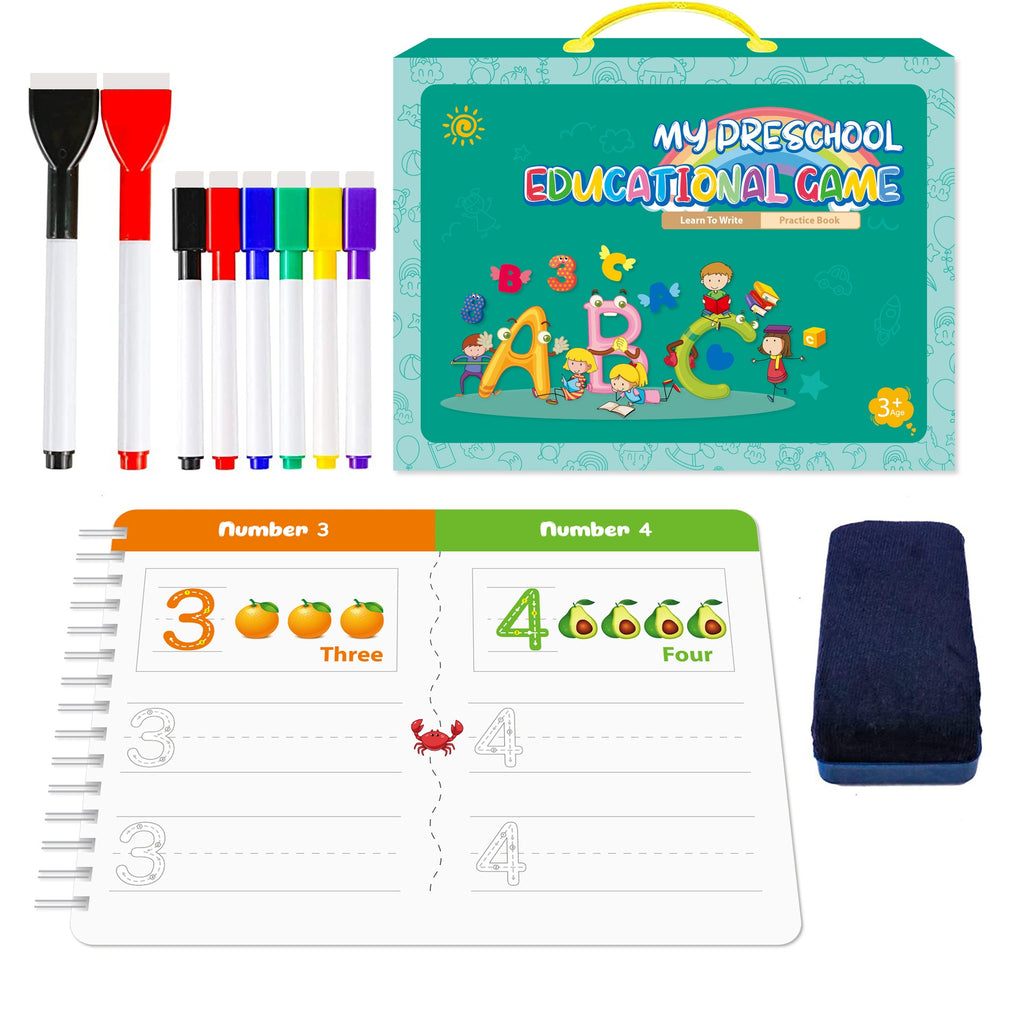 Livre de pratique d'écriture Montessori Jouets d'éducation précoce Livre d'exercice