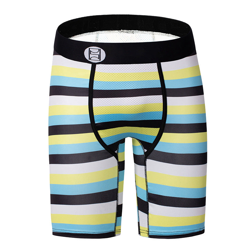 Caricature imprimé garçons Boxers hommes sports sous-vêtements
