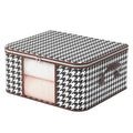 Houndstooth Visual Buggy Bag Vêtements Coffret de rangement