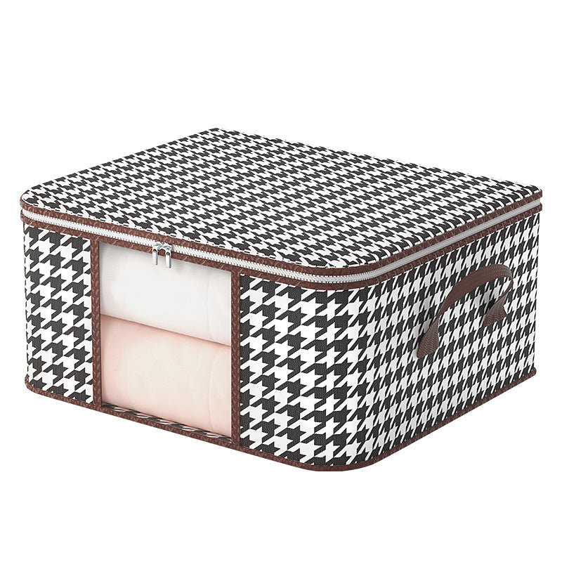Houndstooth Visual Buggy Bag Vêtements Coffret de rangement