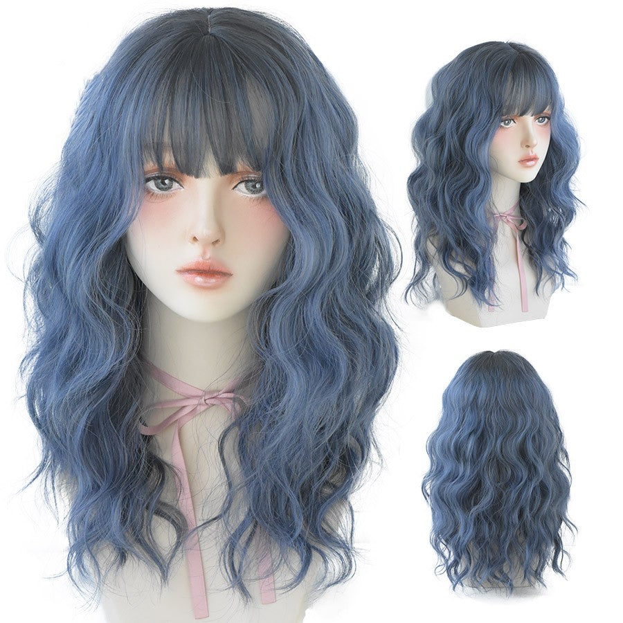 L'Europe et l'Amérique Air Bangs Water Ripple Curls