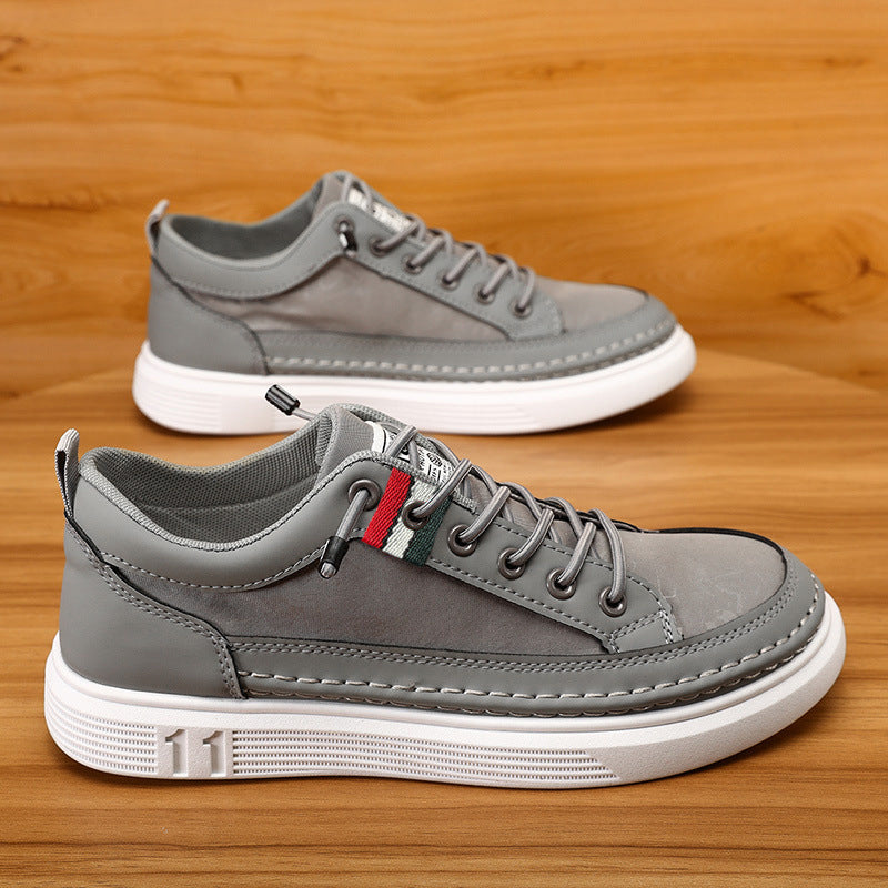 Casual Sneakers homme haut de gamme versatile toile Sneakers Robe de Bandage