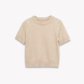 Femmes Col rond Tige simple casual
