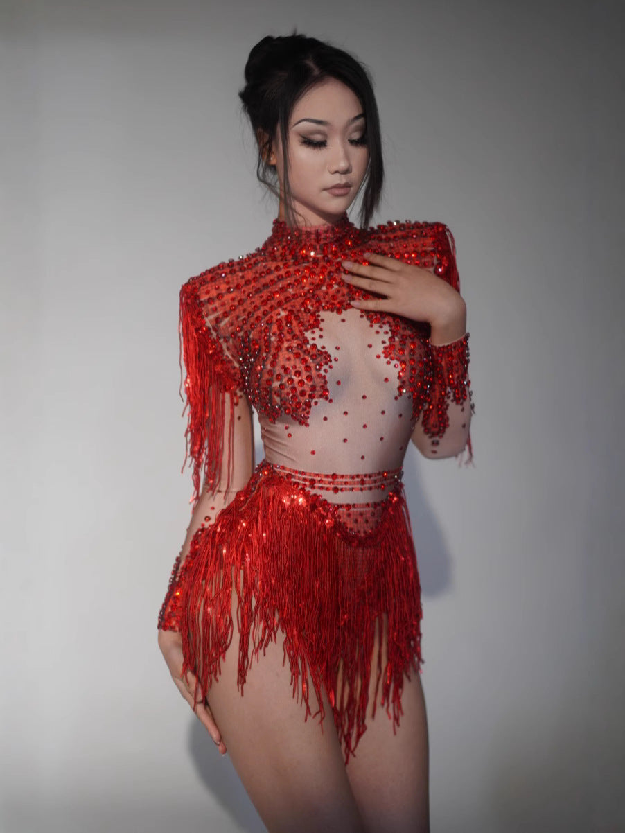 Bar sexy Dancing robe courte pour la performance commerciale scène