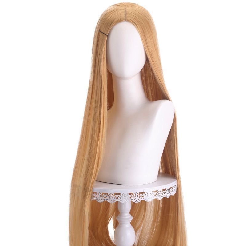 Naturel Volumineux Perruque Long Droit Style Animé et Style Traditionnel Chinois Tête pleine