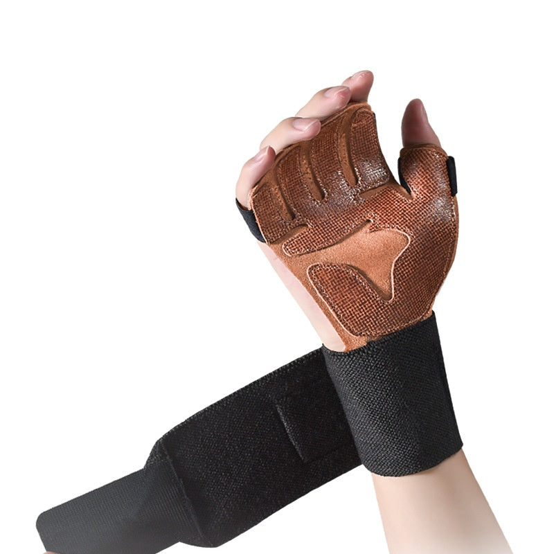 Gants antidérapants pour le fitness de la vache