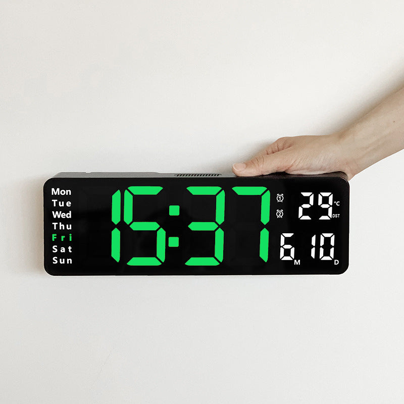 Horloge numérique LED 16 pouces - Plug-in