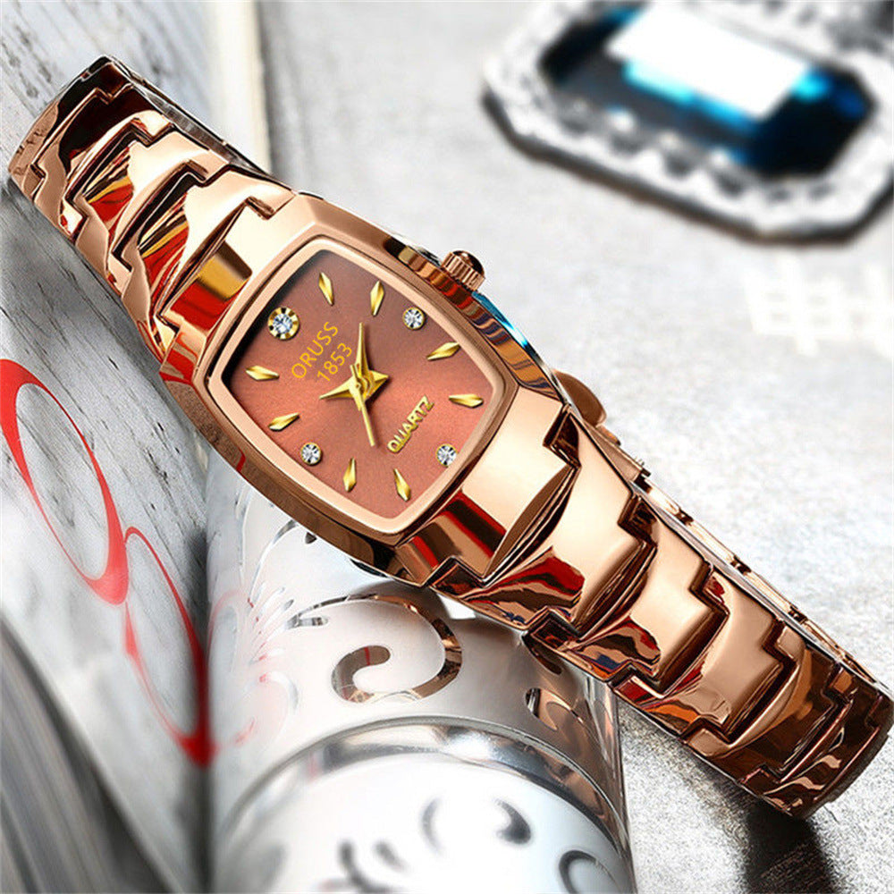 Élégante montre à quartz polyvalente et résistante à l'eau