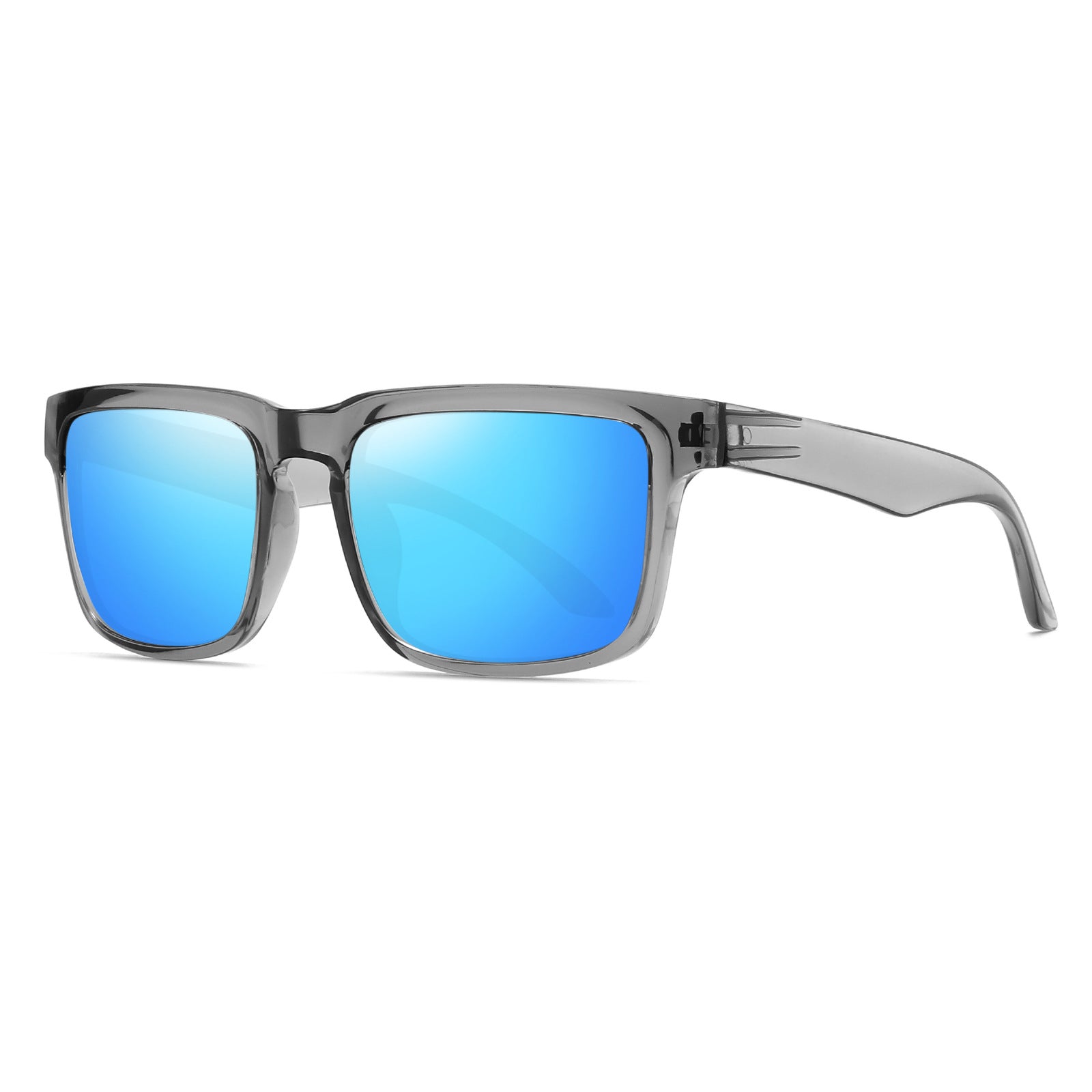 Lunettes de soleil enrobées d'irides polarisés à vélo pour hommes