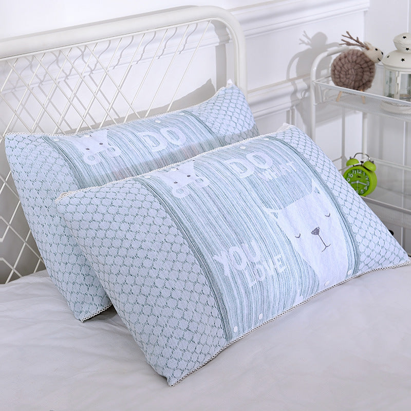 Cotton Four-Layer Gauze Pillows