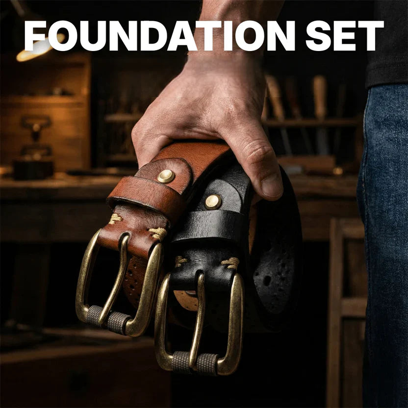 Ceinture d'épingle de première couche pour ceinture en cuir mengénien pour Jeans