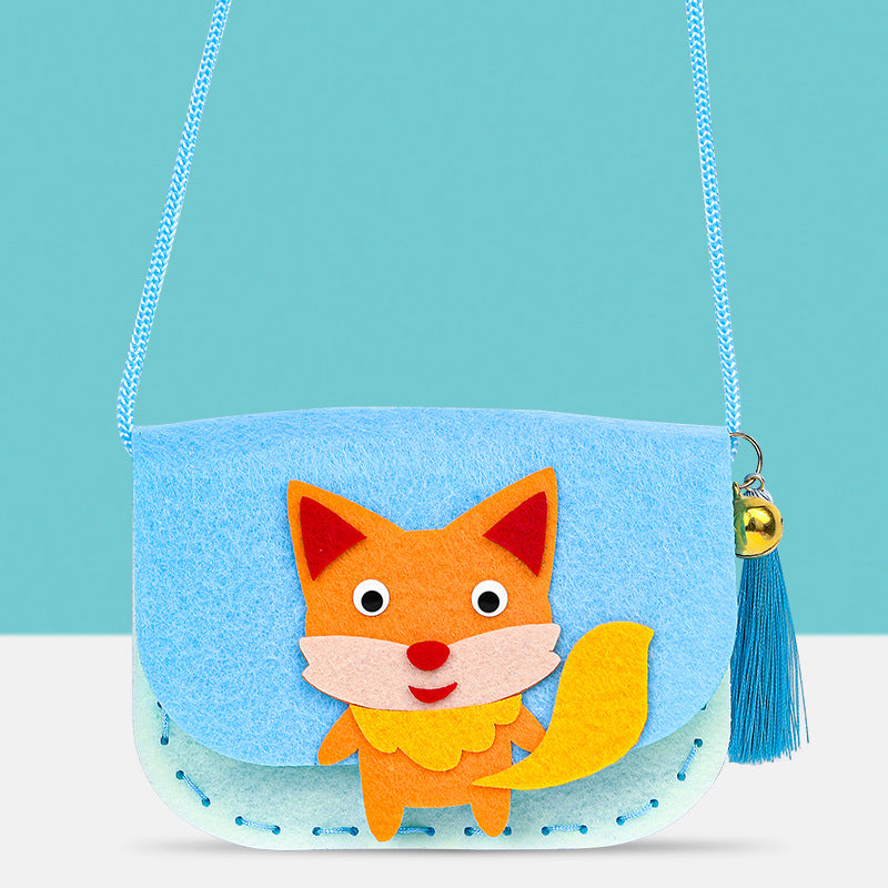 Caricature Non-tissé Sac Pâte de maternelle Package de matériel Jouets éducatifs