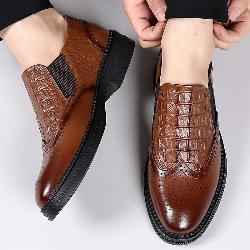 Hommes Robe Casual Chaussures en cuir