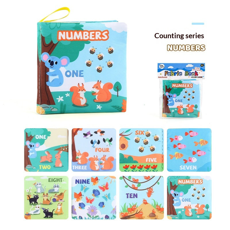 4 Pages 8 Côtés Livre de vêtements pour bébés Jouets éducatifs à l'épreuve des déchirures
