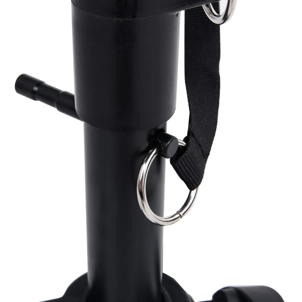 Porte-clefs et tabouret double-croisement noir