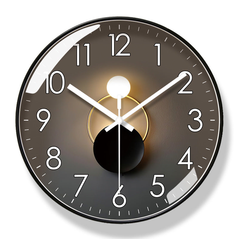 Salon American Light Luxury Bruitless Clock