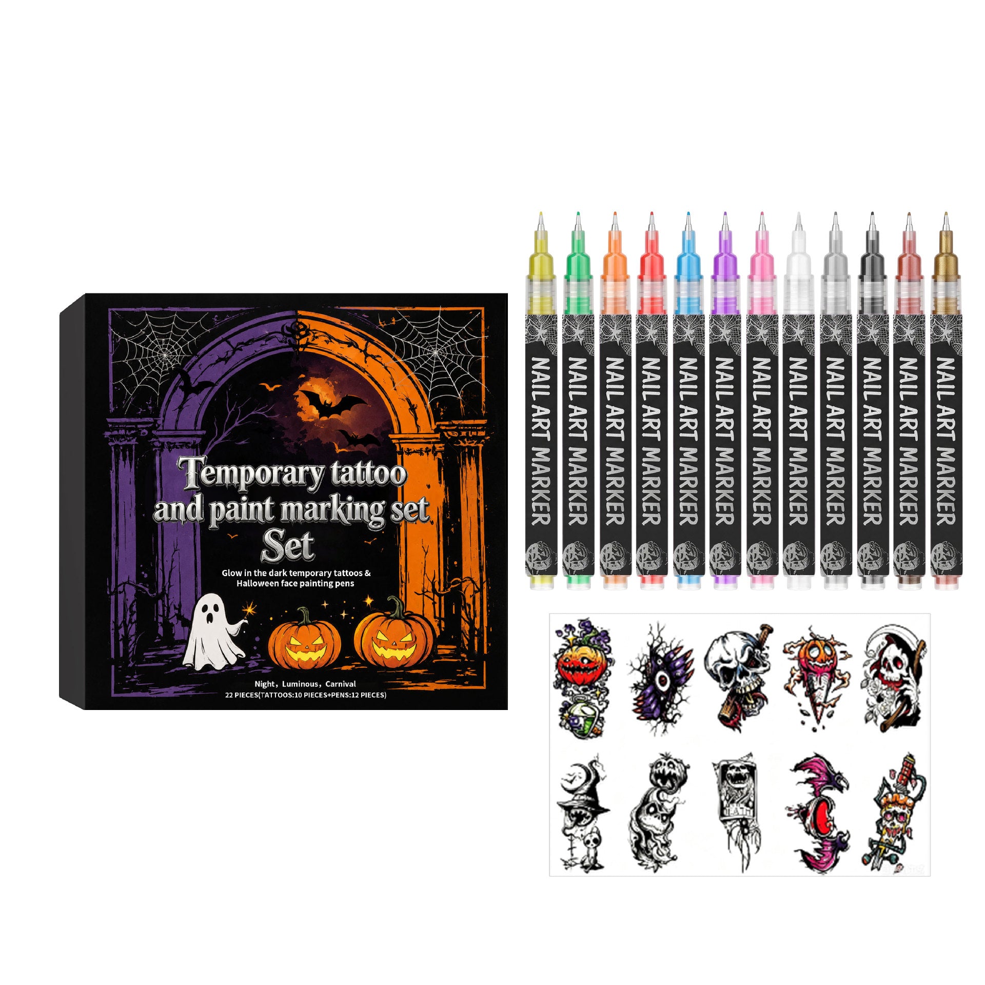 Ensemble de costumes d'Halloween