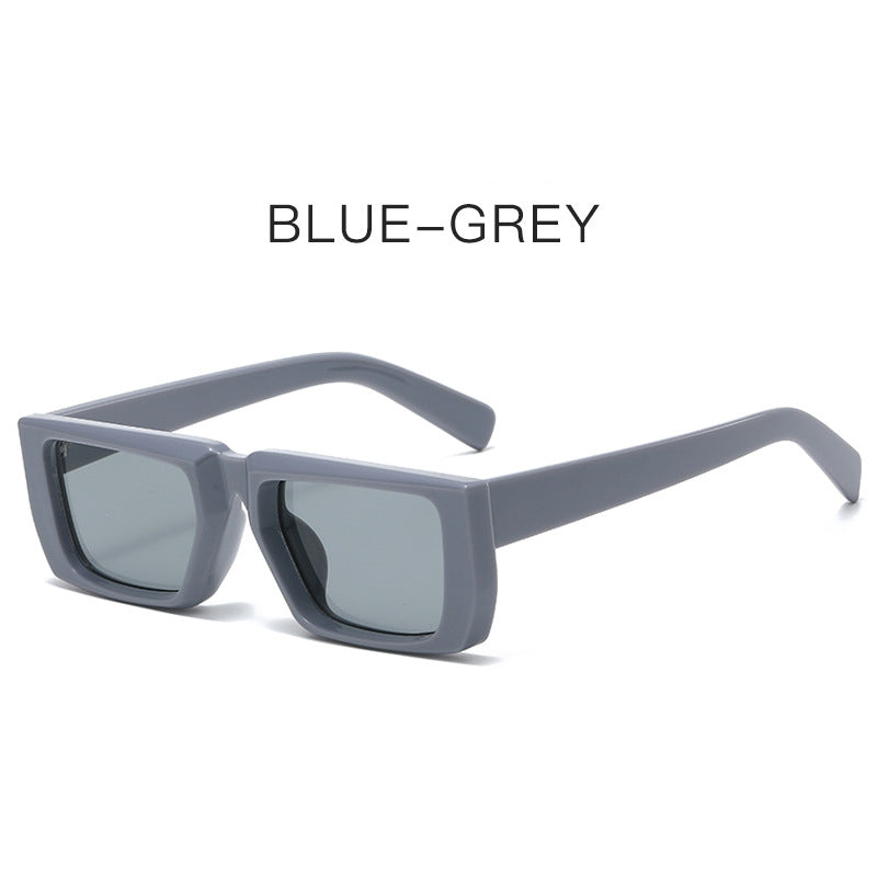 Y2K Girl Super Cool Street Shooting UV-proof Lunettes de soleil en forme spéciale