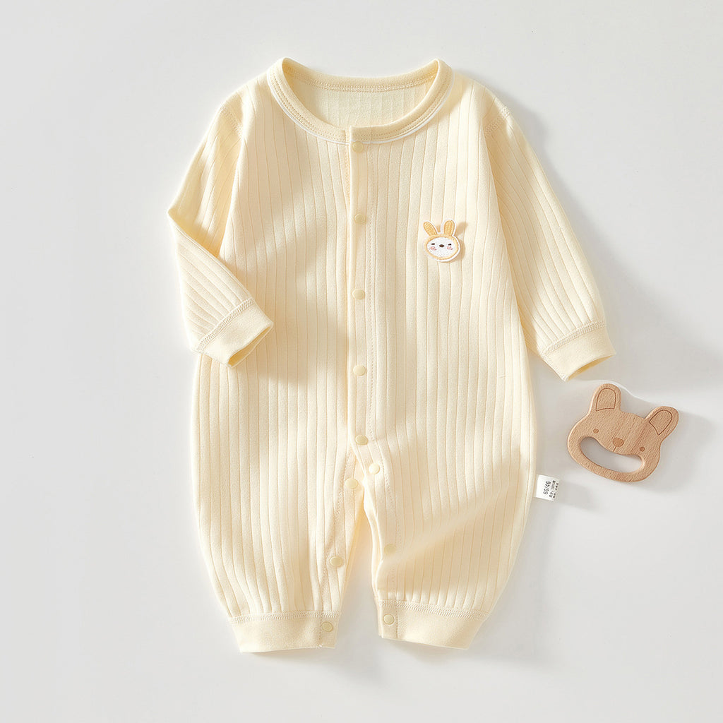 Pure coton désossé manches longues Baby Onesie