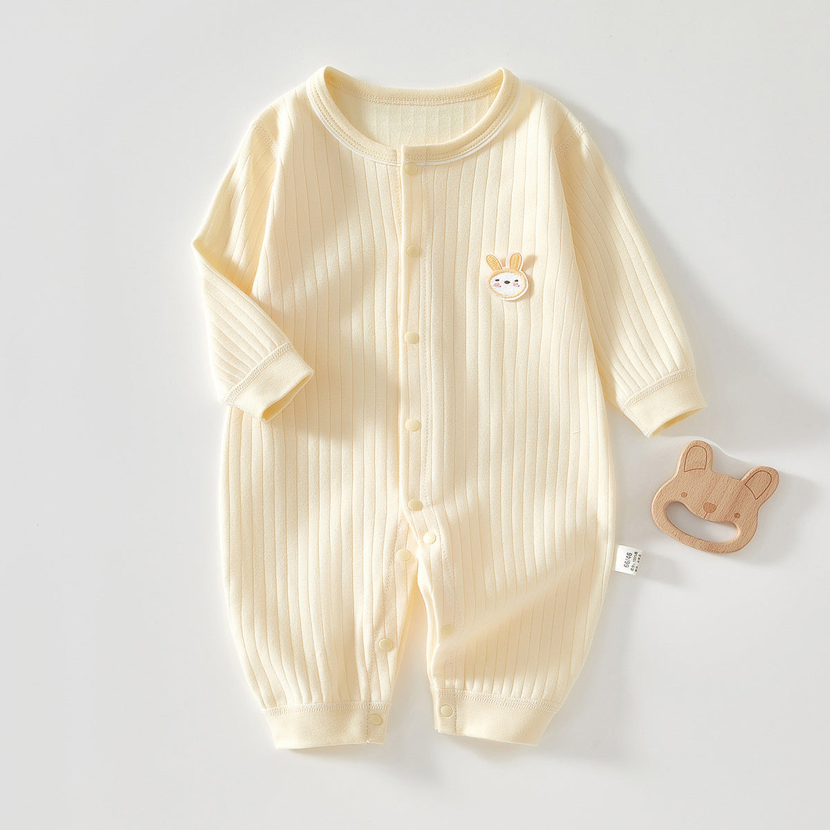 Pure coton désossé manches longues Baby Onesie