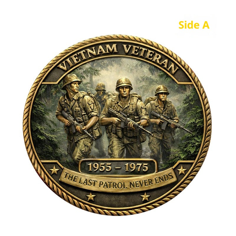 Pièce commémorative des vétérans du Vietnam
