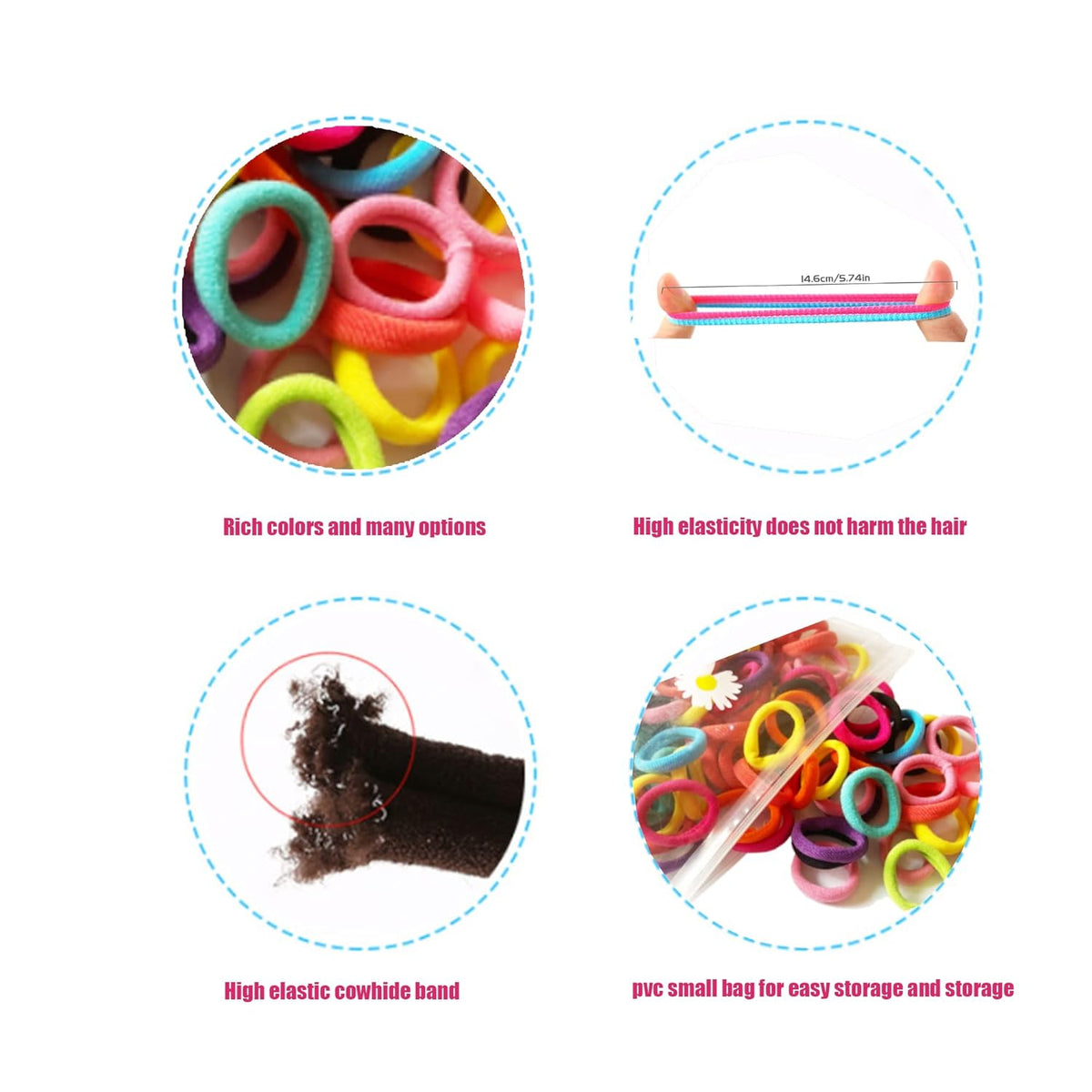 100 Pcs Baby Ties