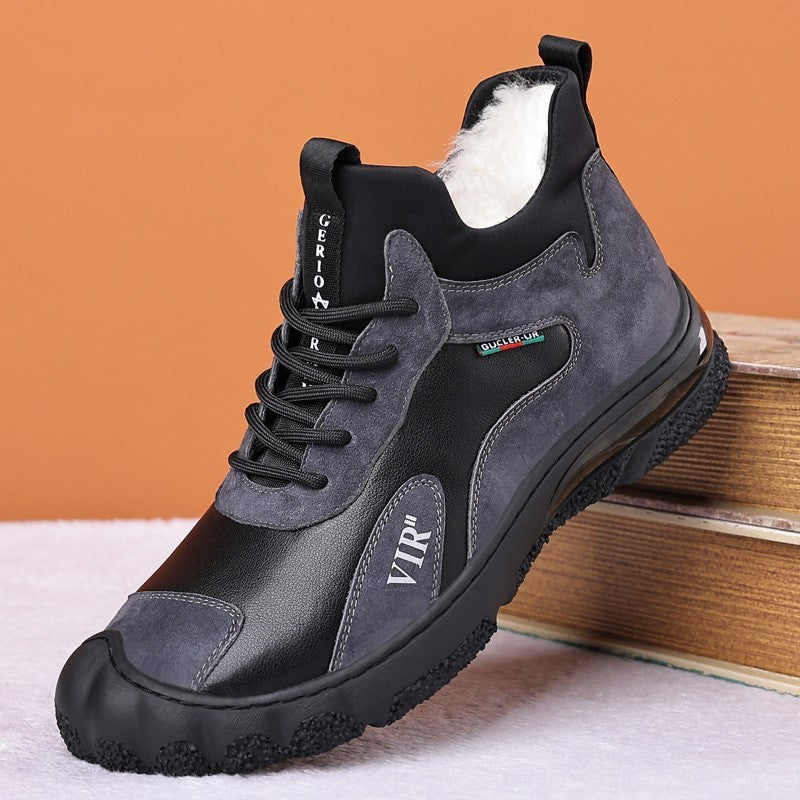 Chaussure de randonnée en coton rembourrée en polaire d'hiver
