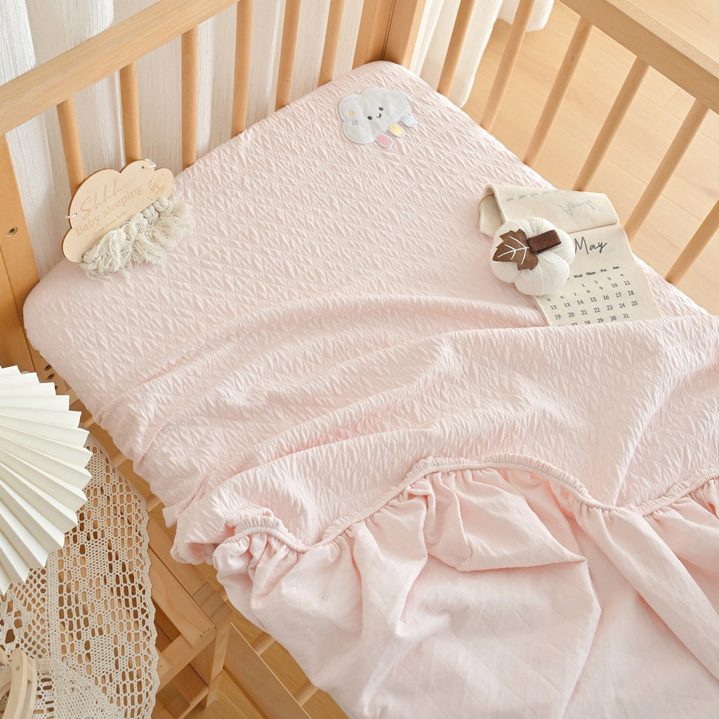 Pure feuille de coton pour bébé et housse de matelas épais