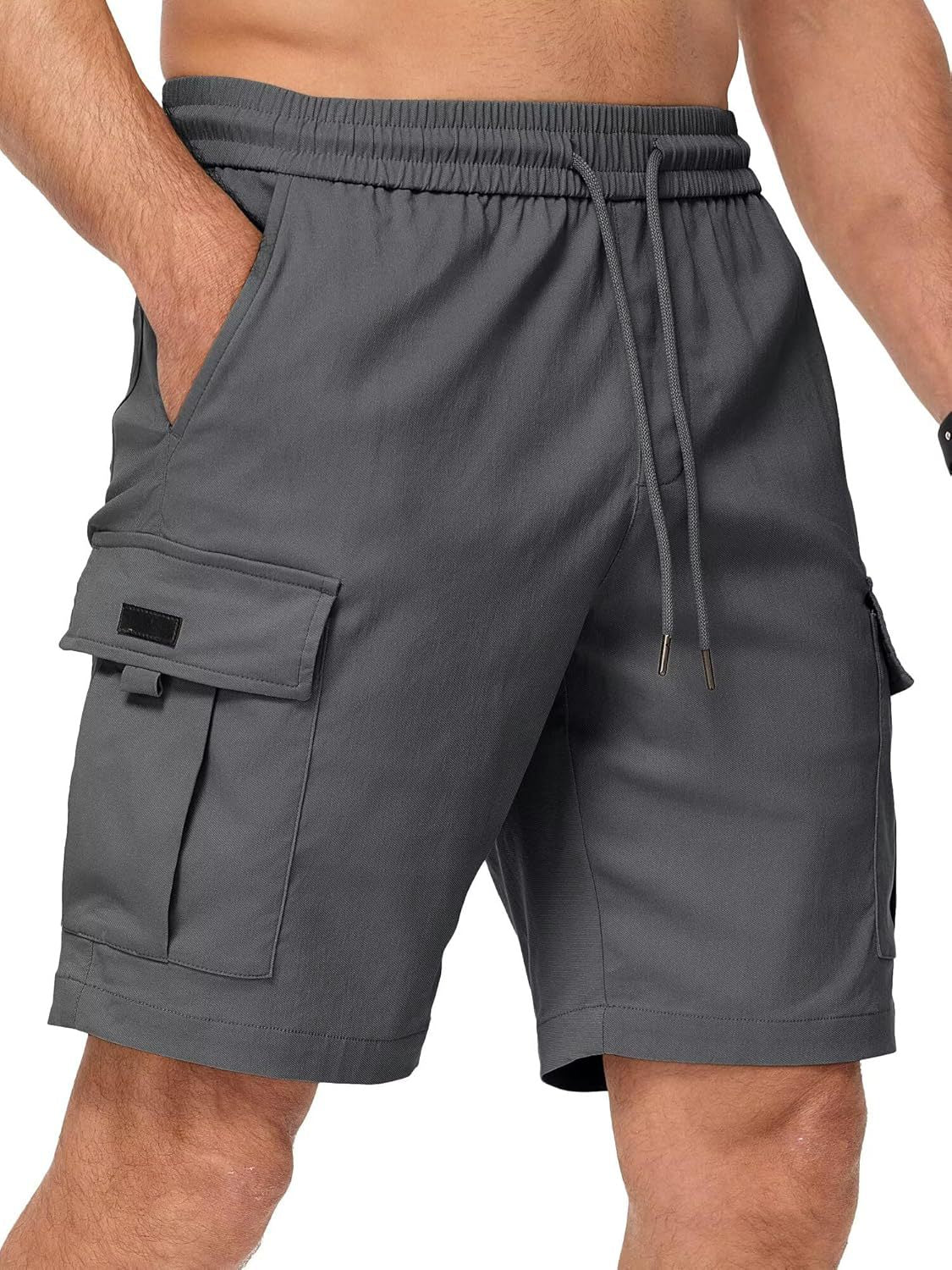 Homme Summer American Style Quick Dry Cargo Pantalons Arrivée Large jambe Casual Athletic Short