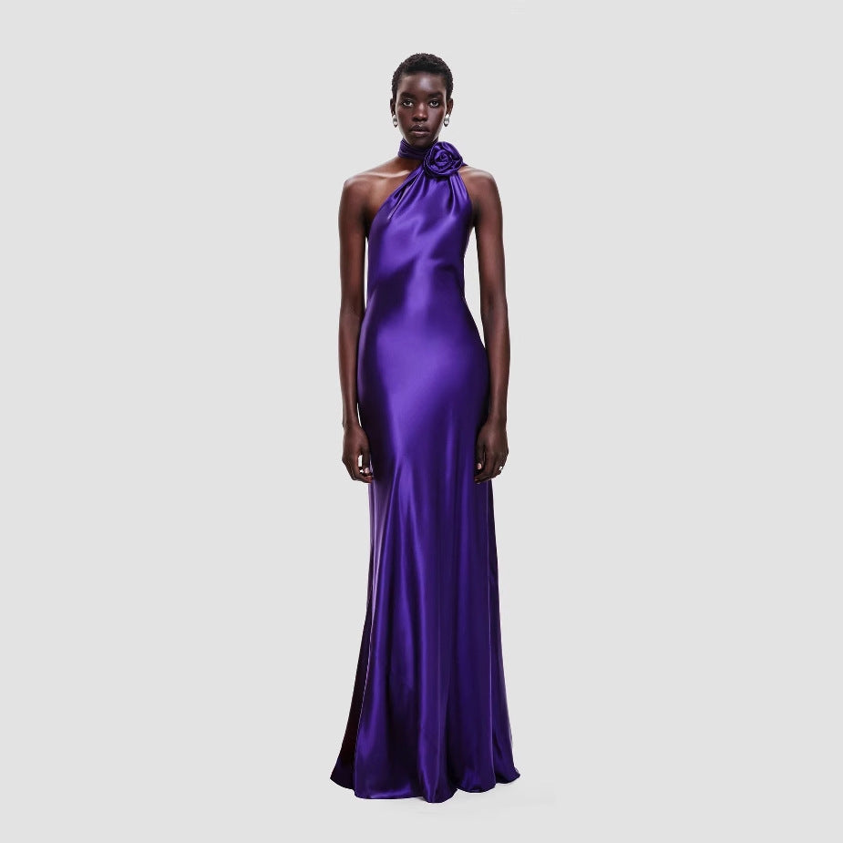 Robe de soirée pour porte-couleur haute taille