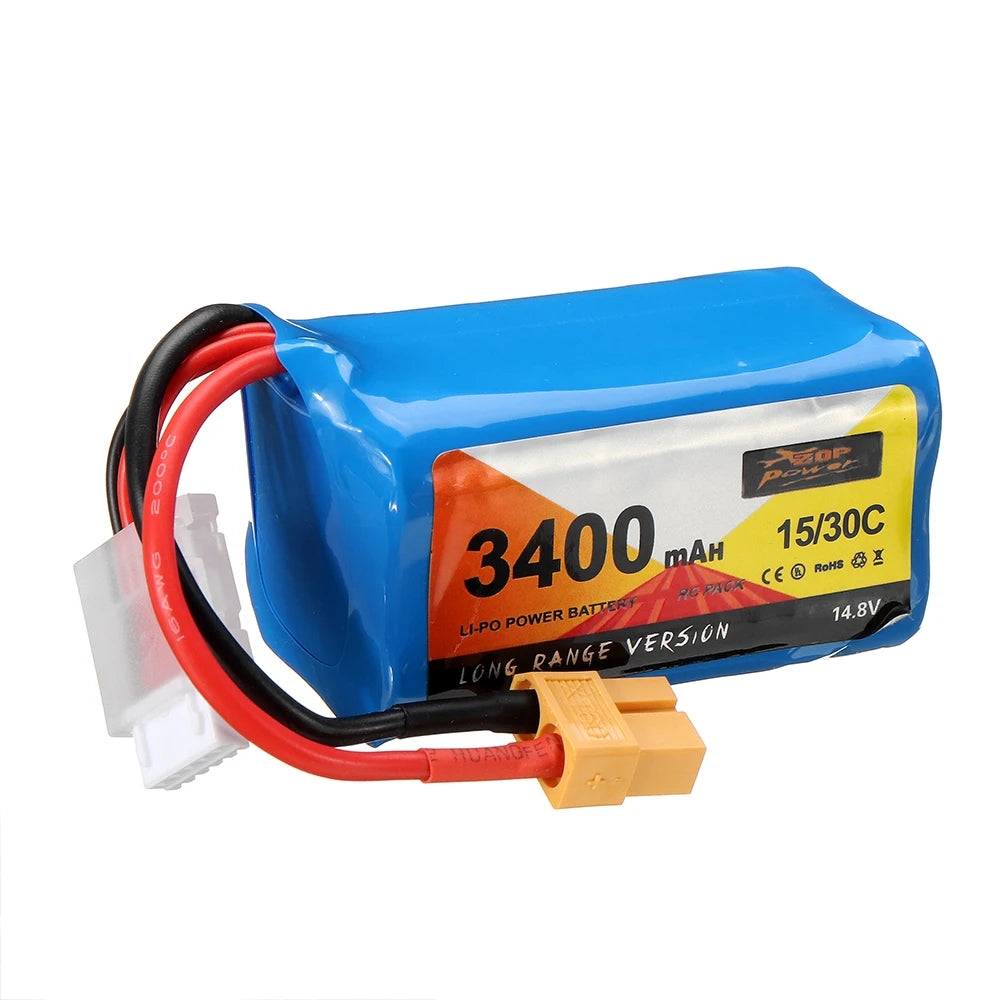 ZOPPower14.8 V3400mAh15C 30 C4s Batteries au lithium ion