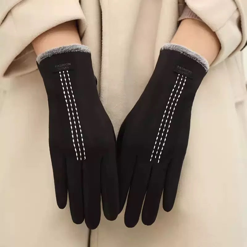 Gants thermiques d'hiver pour femmes fabriqués à partir de duvet avec compatibilité écran tactile et Thr