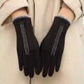 Gants thermiques d'hiver pour femmes fabriqués à partir de duvet avec compatibilité écran tactile et Thr