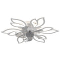 Moderne Salon Maison Trois couleurs Six vitesses Ceiling-monté intérieur LED ventilateur lumière