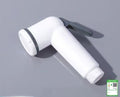 Pistolet de bain en forme de L-blanc-PP-1 pièce