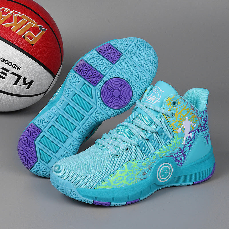 Garçons Mesh Respirant Durable Casual Basketball Sneakers