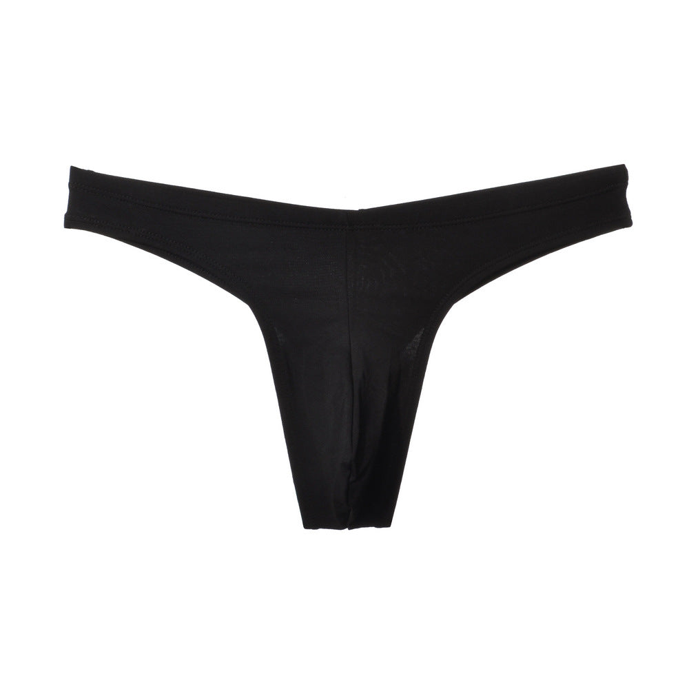 European And American Low Waist Cotton U Sac Sous-vêtements Hommes
